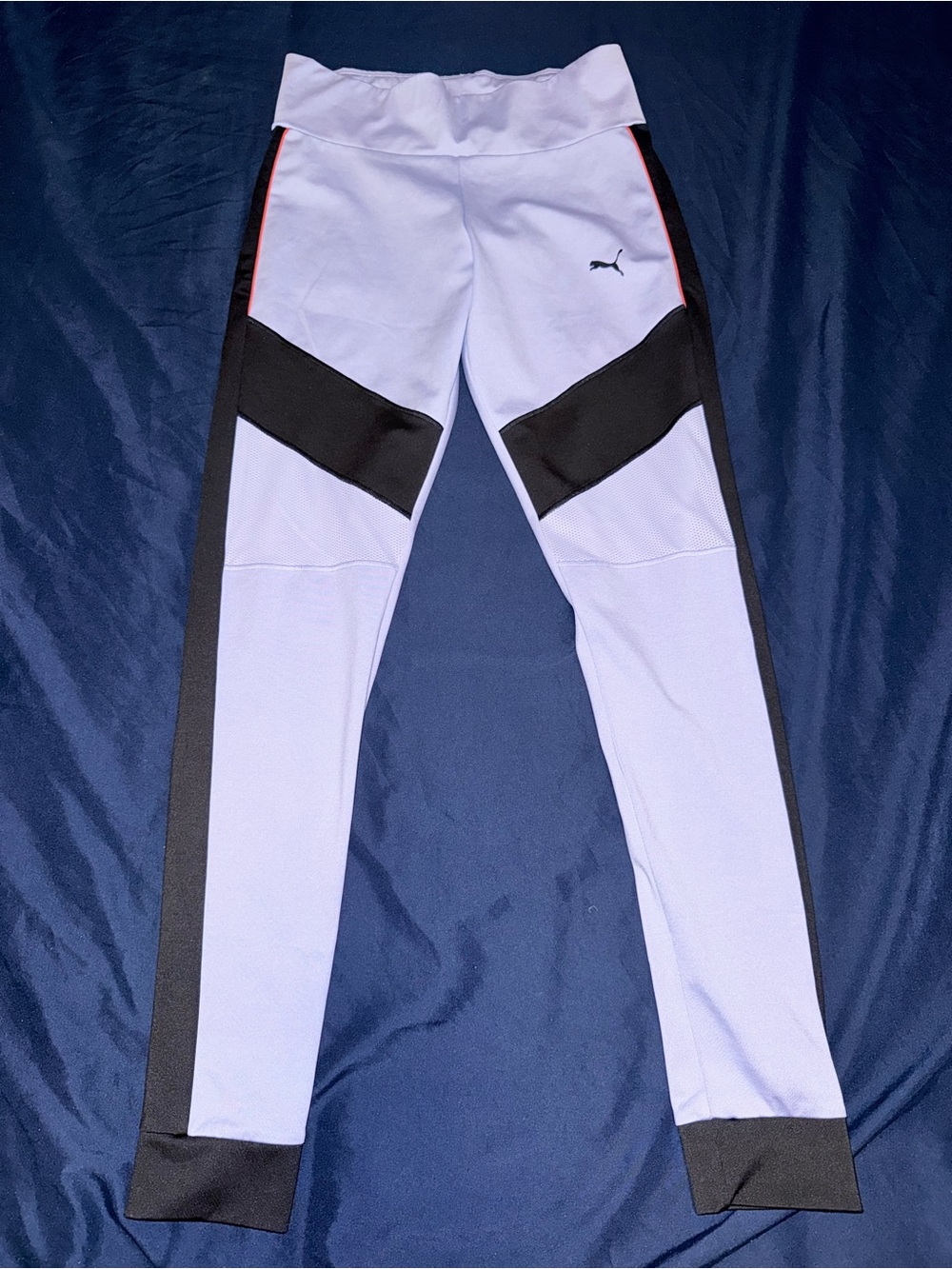 Puma Lavender and Black Women's Colorblock Joggers